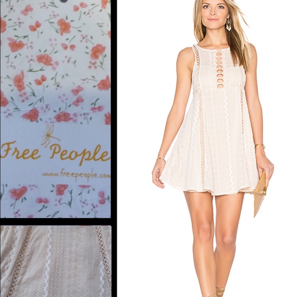 Free People Dresses & Skirts - Free People Sleeveless Crochet Knit Dress Size 12